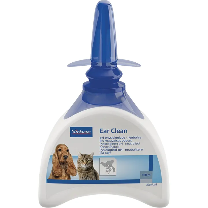 Virbac Nettoyant Auriculaire Physiologique Chien & Chat 100ml