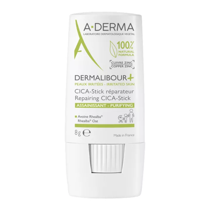 A-Derma Dermalibour+ Stick Réparateur Assainissant 8 g
