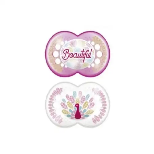 MAM Sucette DECOR ANIMAUX 18MOIS+ (Lot de 2 sucettes)