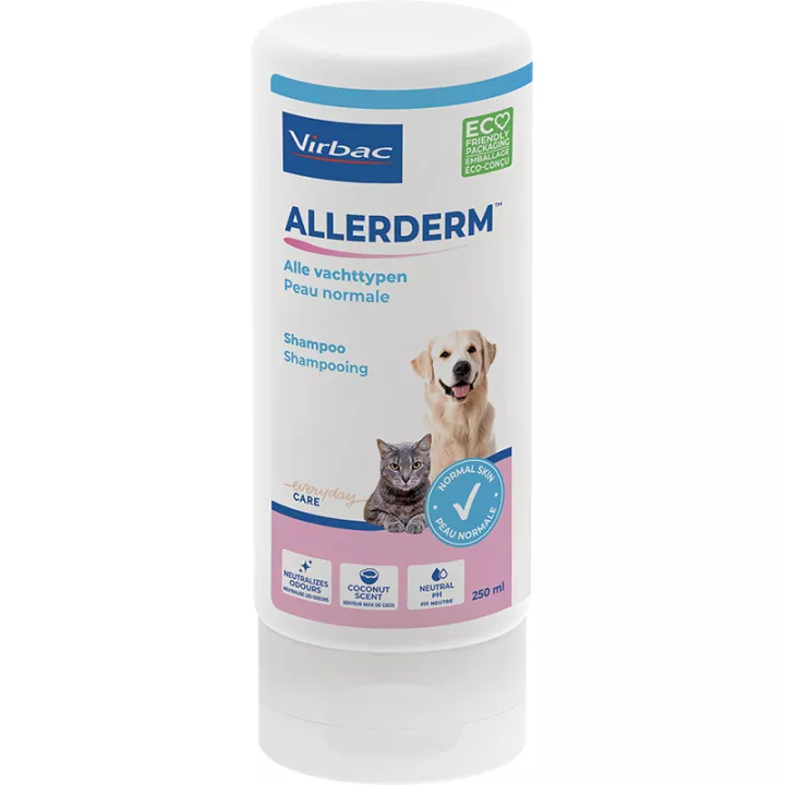 Allerderm Shampooing Peau Normale Chat & Chien 250ml