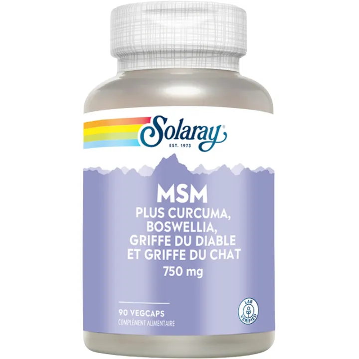 Solaray MSM 750 mg 90 végécaps