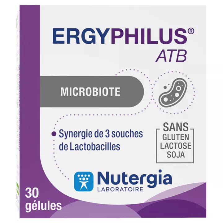 Ergyphilus ATB Nutergia Microbiote 30 gélules*