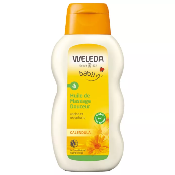 Weleda Bébé Calendula Huile de Massage Douceur Bio 200 ml
