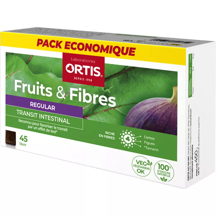 Fruits & fibres Ortis Transit Intestinal Regular