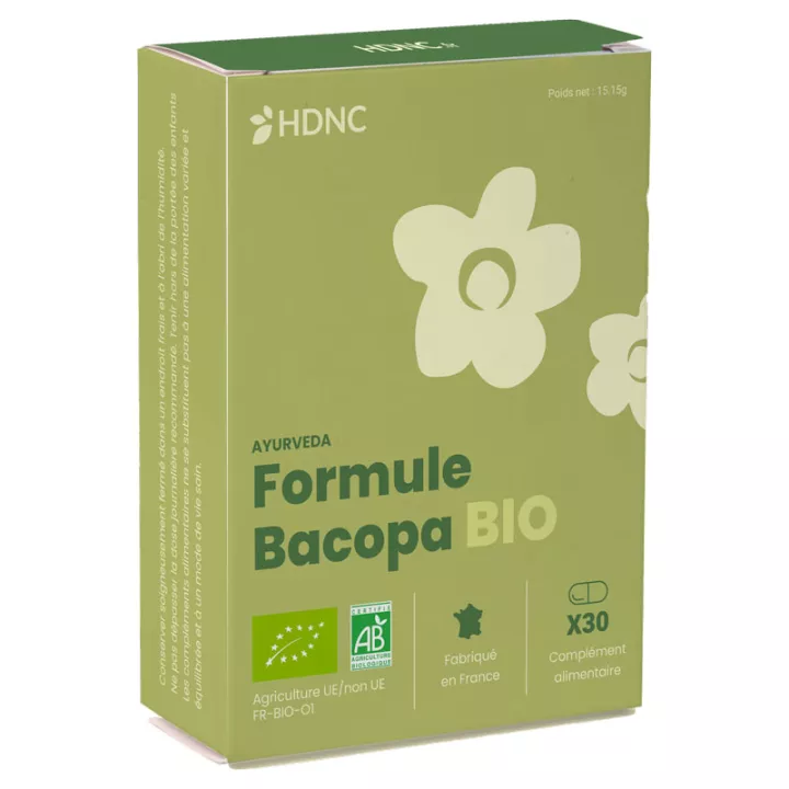 HDNC Bacopa Bio 30 Gélules Végétales