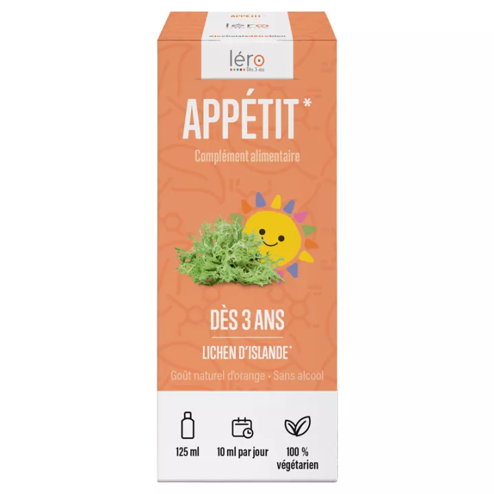 Léro Sirop Enfant Stimule l'appétit 125 ml*