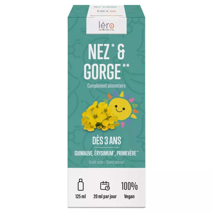 Léro Sirop Nez & Gorge Enfant 125 ml*