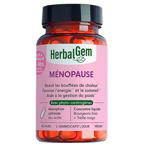 HERBALGEM - Gemmocaps ménopause - 30 gélules