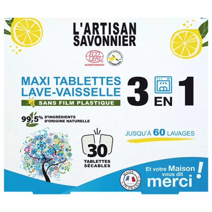 Artisan Savonnier Maxi Tablettes 3 En 1