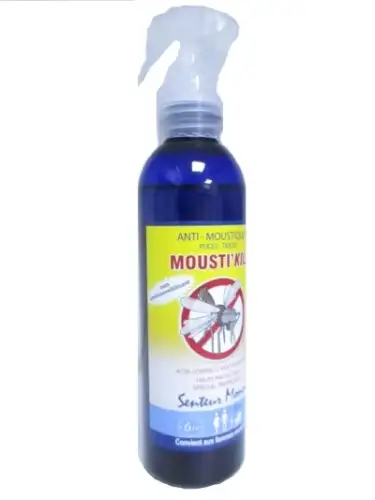MOUSTI'KILL Spray Anti-moustiques Senteur Monoï (200ml - format familial)