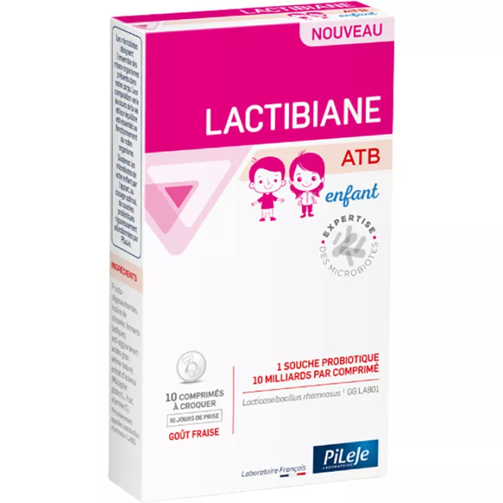 Lactibiane ATB Enfant Pileje 10 comprimés à croquer