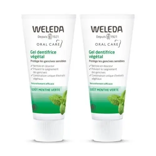Weleda Gel Dentifrice Végétal Bio 2x75 ml