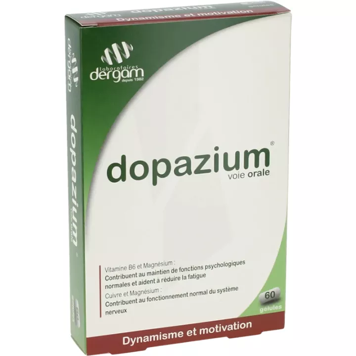 Dopazium Dynamisme et Motivation 60 Gélules Dergam