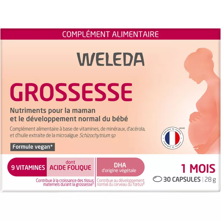 Weleda Complément Alimentaire Grossesse 30 capsules