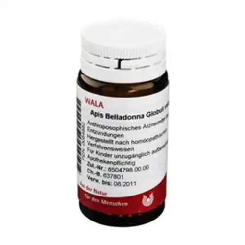 Wala Apis Belladone Au Mercure Globules 20g