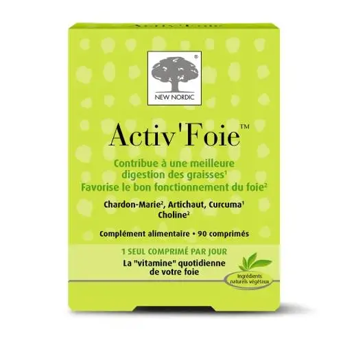 New Nordic - Activ' Foie - Favoriser le bon fonctionnement du foie - 90comprimés