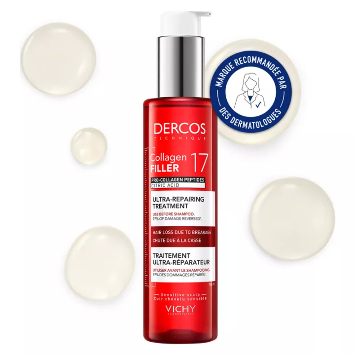 Dercos Collagen Filler 17 Traitement Ultra-Réparateur 150ml