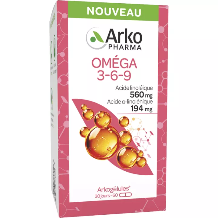 Arkogélules Oméga 3-6-9 60 capsules