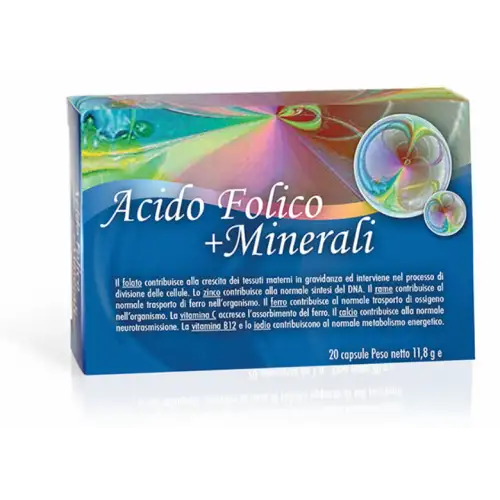 Complément Alimentaire Acide Folique + Minéraux Grossesse 20 Gélules