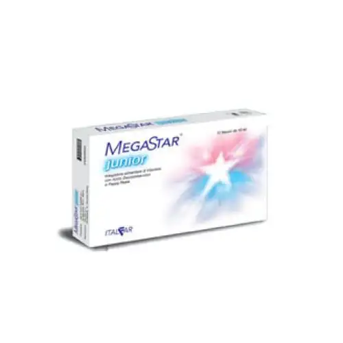 Italfar Megastar Junio Complément Alimentaire 7 Ampoules De 10ml