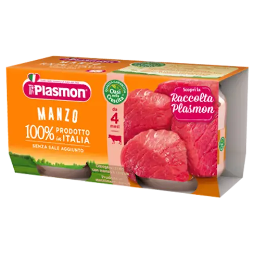 Viande de boeuf homogénéisée Plasmon 4x80g