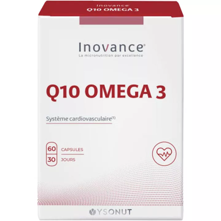 Inovance Q10 Omega 3 Système Cardiovasculaire 60 capsules