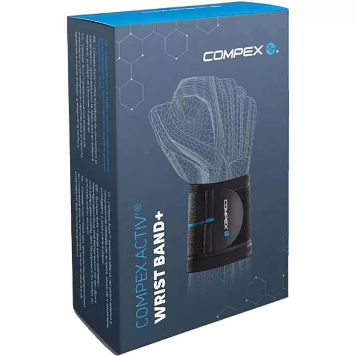 Compex-Activ-Wirst Band+ Bande de Contention Sportive du Poignet