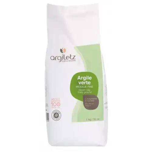 Argiletz Argile Verte Moule Fine 1kg