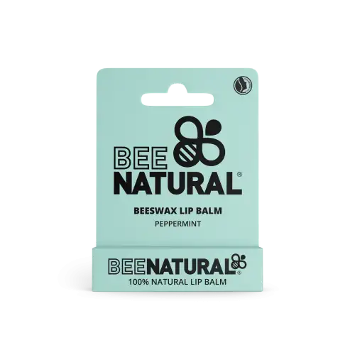 Bee Natural Baume à Lèvres Menthe Poivrée 1 Pièce