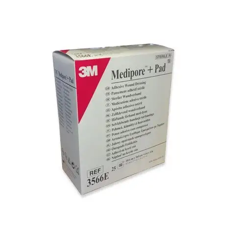 3M Medipore + Pansement Non Tissé Stérile 10x10cm