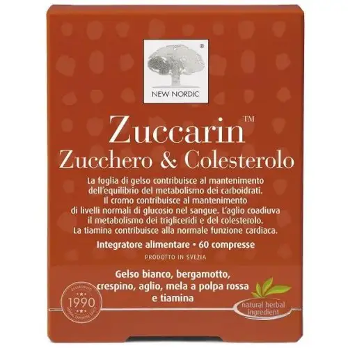 Zuccarin Zucchero e Colesterolo 60 Compresse