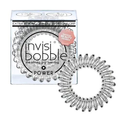Anneau Cheveux Invisibobble Crystal Clear 3 Parties