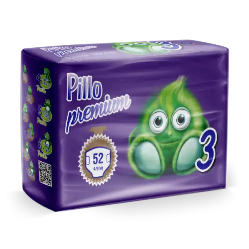 Pillo Premium Dryway Couches Midi 52 pièces