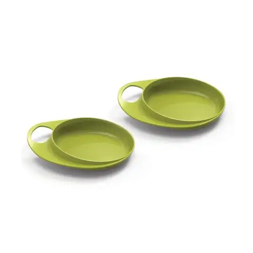 Assiette pour enfants Nuvita Easy Eating Couleur verte