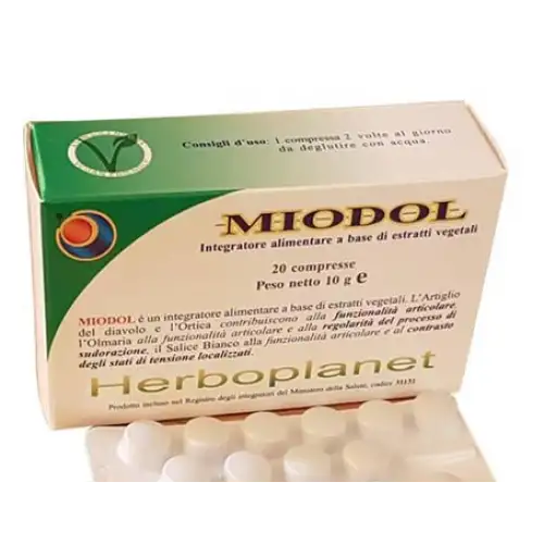 Herboplanet Miodol Complément Alimentaire 20 Comprimés