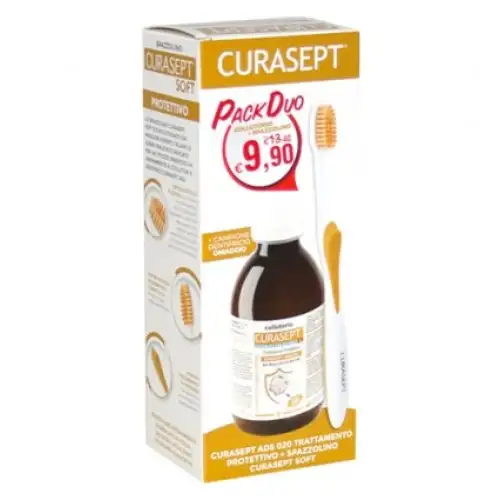 Curaden Curasept Ads 0,20 Protecteur + Brosse à Dents 200ml