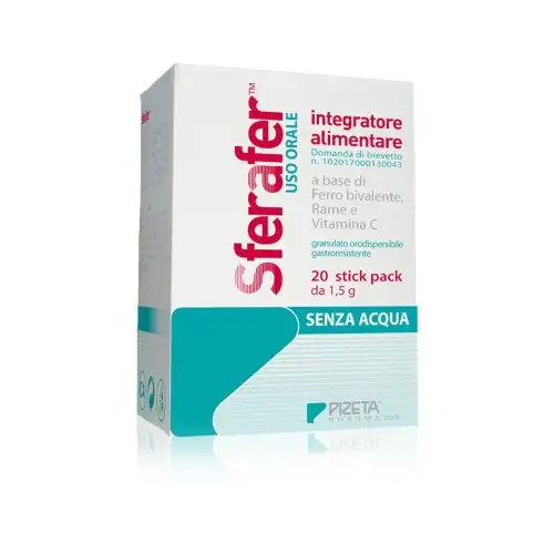Pizeta Sferafer Complément Alimentaire 20 Stick