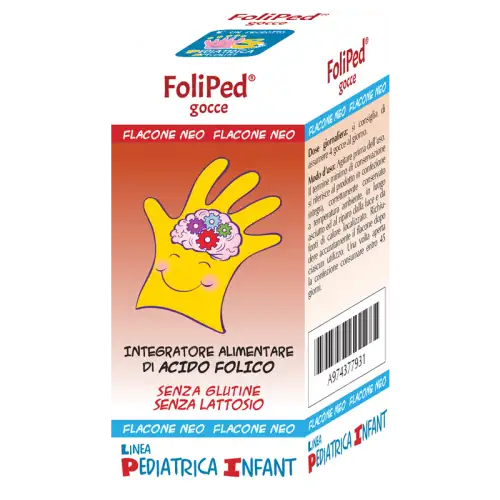 Spécialiste Pédiatrique Gouttes Foliped Complément Alimentaire Sans Gluten 5ml