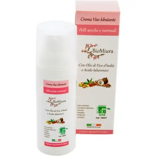BioMiura Crème Visage Hydratante Peaux Sèches Et Normales À La Figue De Barbarie 50 ml