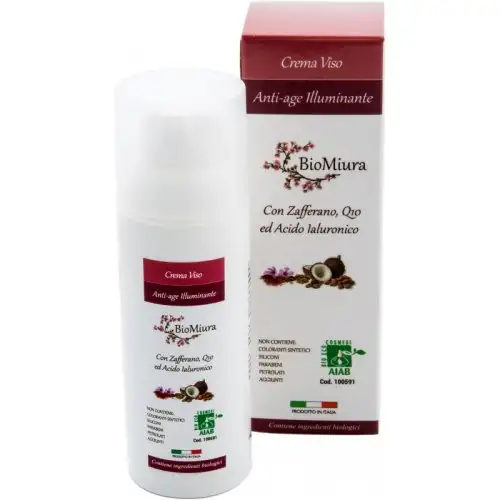BioMiura Anti-Age Crème Visage Illuminatrice Au Safran 50 ml