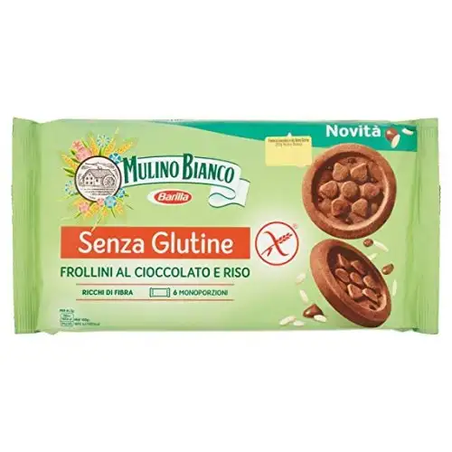 Mulino Bianco Biscuits Sablés Au Chocolat Et Riz Sans Gluten 250g