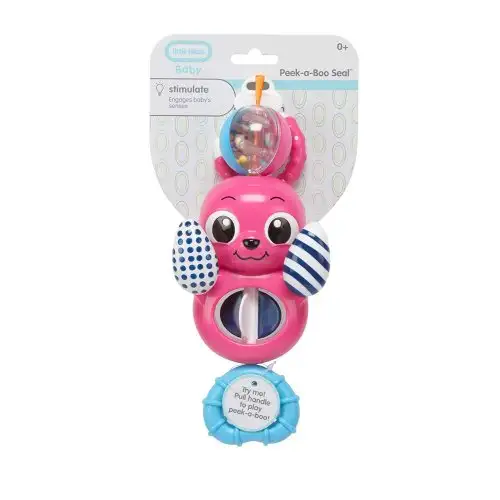 Little Tikes Baby Peak A Book Seal Pink Jeu de sceaux roses pour enfants 1 pièce