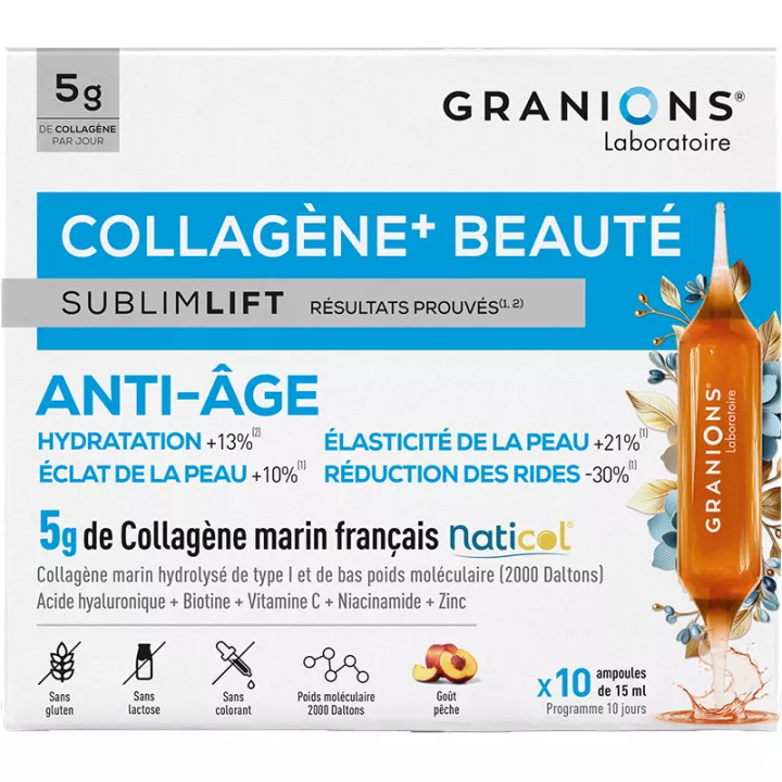 Collagène+ Beauté Sublimlift Anti-âge 5g Granions 10 ampoules