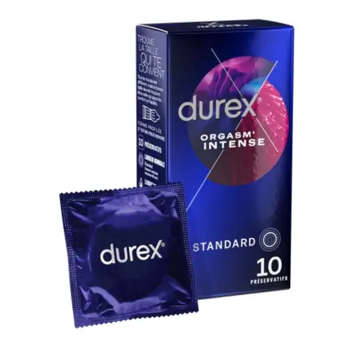 Durex Orgasm' Intense - 10 préservatifs