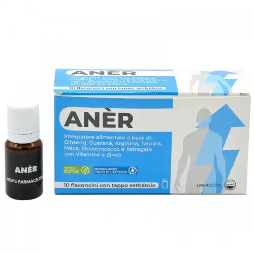 Agips Farmaceutici Anèr Complément Alimentaire 10 Ampoules 12 ml