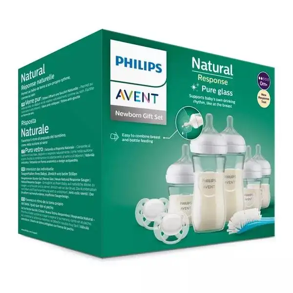 Avent Coffret Natural Response 5 Biberons Verre