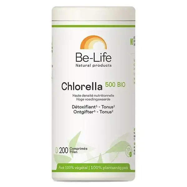 Be-Life Chlorella 500 Bio 200 comprimés