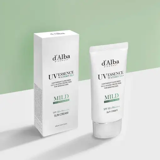 D'ALBA Vegan Waterfull Mild Suncream - #35ml