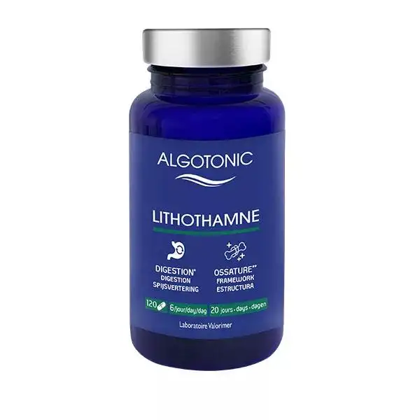Algotonic Algue Lithothamne - Digestion Amélioré - Ossature - 120 gélules