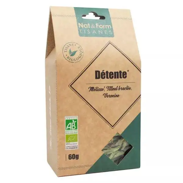 Nat & Form Les Tisanes Complexe Détente Bio 60g